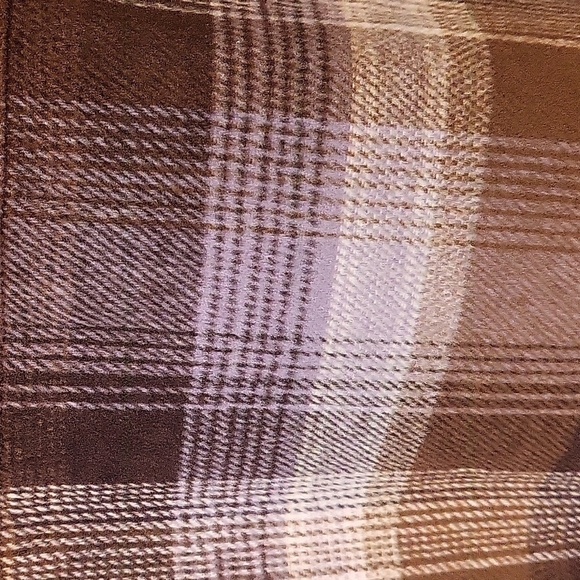 For The Republic Plaid Cropped Button Up Lightweight Soft Jacket Shacket Size M - Picture 4 of 8